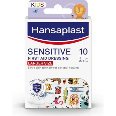 Hansaplast Sensitive Zvířátka Large náplasti 10 ks
