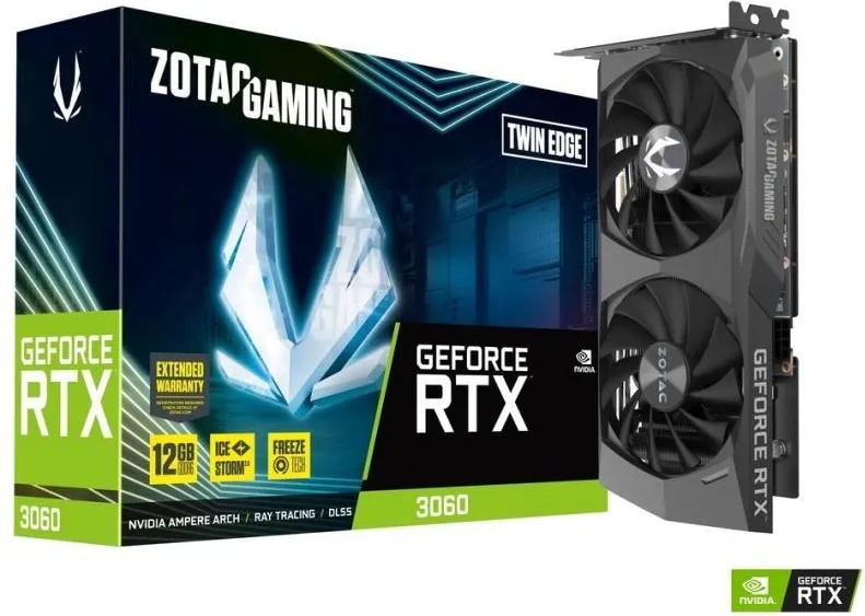 ZOTAC GeForce RTX 3060 Twin Edge 12GB GDDR6 (ZT-A30600E-10M)