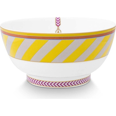 Pip Studio Pip Chique Stripes miska žlutá 18 cm