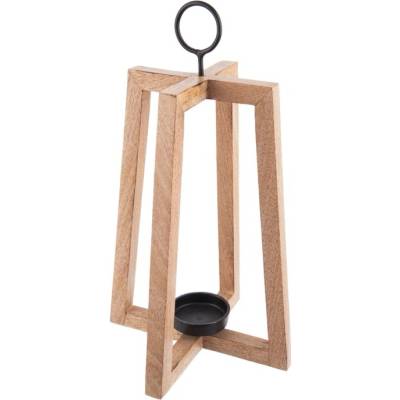 Sconto Svietnik BARNES mango/kov, výška 44 cm