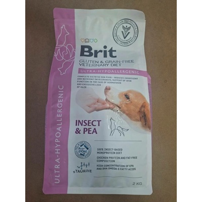 Brit Grain Free Veterinary Diets Dog Ultra-Hypoallergenic Insect 2 kg