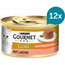 Krmivo pro kočky Gourmet Gold Raffiniertes Ragout Losos 12 x 85 g