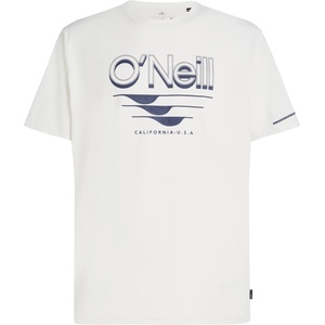 O'Neill Мъжка плажна тениска от ликра O'Neill Hybrid UPF Polygiene Graphic T-Shirt Lycra - Snow White - размер M (050-2408-0213)