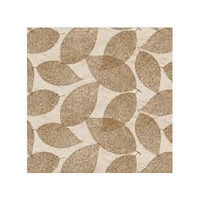 Obrus PVC 165A, metráž, 20 m x 140 cm, listy hnedé na hnedom podklade, IMPOL TRADE