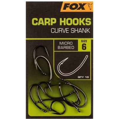 Fox Carp Hooks Curve Shank veľ.4 10ks
