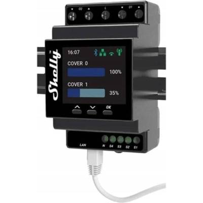 Ovládač na DIN lištu SHELLY PRO Dual Cover PM Wi-Fi