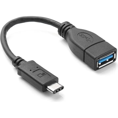 DeTech Преходник usb 3.1 type-c към usb/f, Черен - 18224