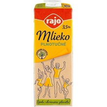 Rajo Mlieko plnotučné 3,5% 1 l