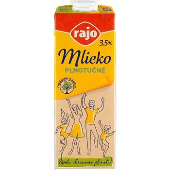 Rajo Mlieko plnotučné 3,5% 1 l