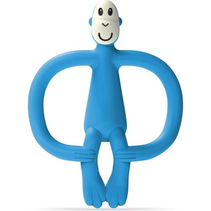 Matchstick Monkey Monkey Teether гризалка с четка 2 в 1 Blue