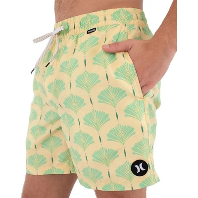 Hurley Бански гащета Hurley Volley Icon Printing Press Arbore swimming shorts - Yellow (Macadamia)