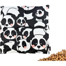 VFstyle nahrievací vankúšik s čerešňovými kôstkami 30x30 cm Panda