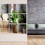 Art Gift Decor Огледален стикер за стена Визуална магия