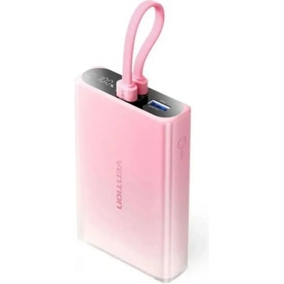 Vention Преносима батерия Powerbank Vention FHZP0 Розов 10000 mAh (6922794789838)