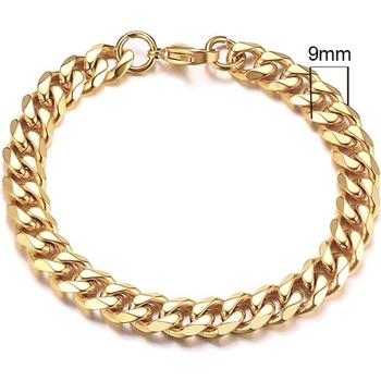 Daniel Dawson ocelový náramek Daniel Gold řetízek chirurgická ocel NR2066/21 zlatá