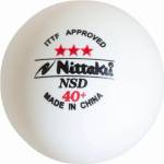 Nittaku Тенис топки Nittaku SD 40+ *** (3buc)