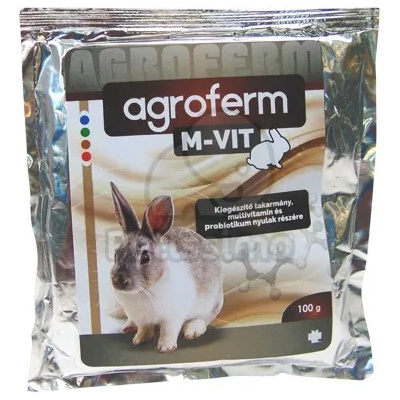Agroferm M-vit - Пробиотик за зайци 100 г