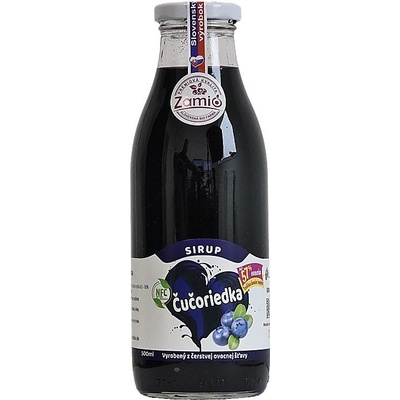 Zamio sirup čučoriedky 0,5 l