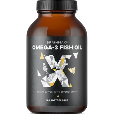 BrainMax Omega-3 Fish Oil, 180 софтгел капсули