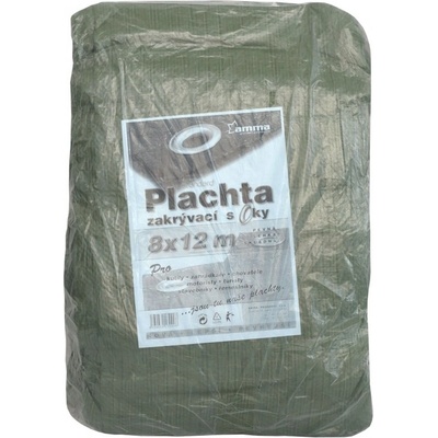 MAT plachta s oky 8 x 12 m 70 g/m²