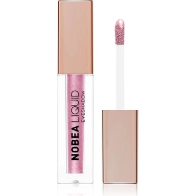 Nobea Metal Liquid Eyeshadow tekuté očné tiene Rosegold E02 4 ml