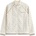 GUESS Суичър с цип за момиче в цвят шампанско покрит с надписи Guess
