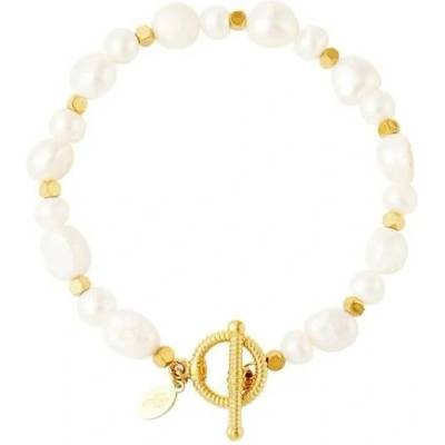 ORNAMENTI Náramek Pearls good Life gold OOR300140