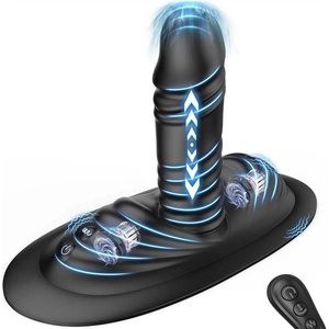 SuperLove Thrusting Anal Grinder Strong Vibrations Triple Motor & Remote Black