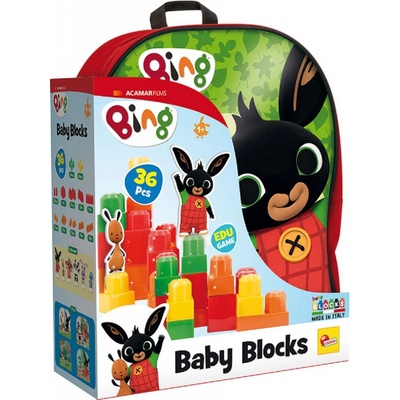 Liscianigioch BING - Batoh s kostkama Baby Blocks
