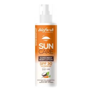 Biofresh Sun Care SPF30 - Слънцезащитен лосион за тяло с кокосово и какаово масло 200мл