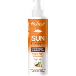 Biofresh Sun Care SPF30 - Слънцезащитен лосион за тяло с кокосово и какаово масло 200мл