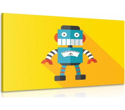 Obraz veselý robot