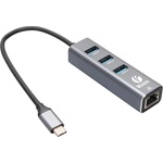 VCOM Докинг станция VCom DH311B, USB-C, LAN, 3x USB-A, сив (DH311B)