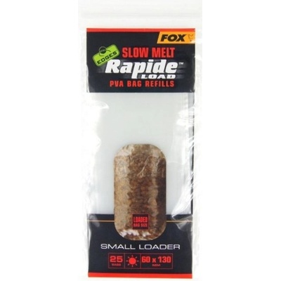 FOX Náhradné PVA vrecká Edges Rapide Load PVA Bag Slow Melt Refills 60 x 130 mm 25ks