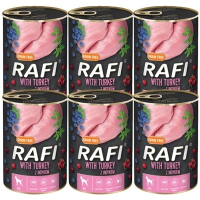 Dolina Noteci Rafi Adult Dog Turkey 6 x 400 g