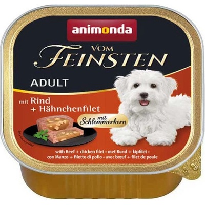 Animonda Vom Feinsten Adult Dog hovädzie plnené kuracím filetom 150 g