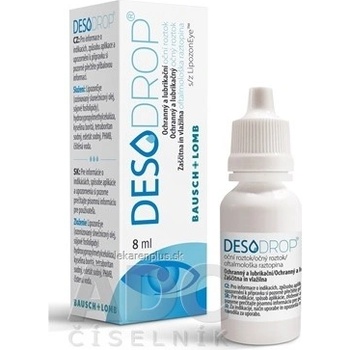 Desodrop ochranný a lubrikačný očný roztok 8 ml