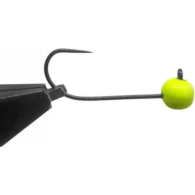 Jigovky.cz jigové hlavičky Wolframové HD Barbless Fluo vel.2 0,6g 5 ks