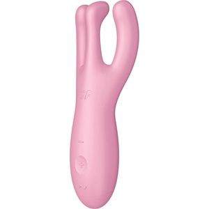 Satisfyer Threesome 4 - клиторен вибратор с управление чрез приложение (розов)