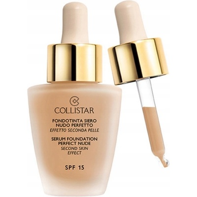 Collistar tekutý make-up se sérem pro vzhled nahé pleti Serum Foundation Perfect Nude 03 Nude 30 ml