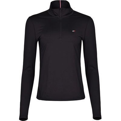 Tommy Hilfiger Essentials Slim Half Zip LS black