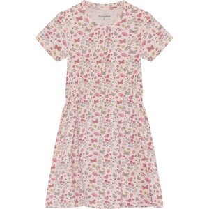 Minymo Детска рокля Minymo Kid's Dress S/S AOP Dress - Raindrops On Roses - размер 110 (EU) (701-4374-0114)