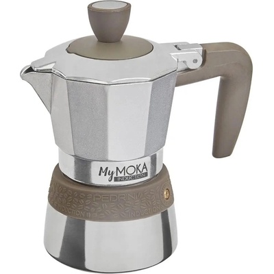 Pedrini Klasická moka kanvička Mymoka Inox 2 tz