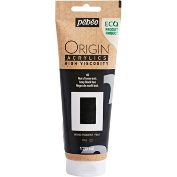 Pébéo Origin АКРИЛНА боя Ivory Black Hue 120 ml 1 бр (817140)