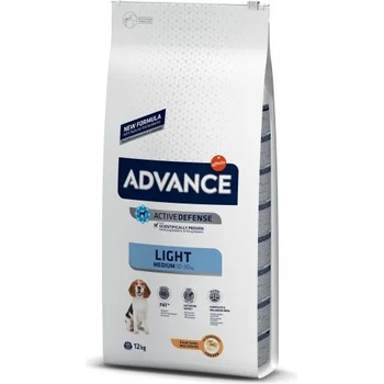 Affinity Advance Medium Adult Light - за кучета с наднормено тегло и или са изложени на риск от затлъстяване, пилешко месо, Испания - 12 кг