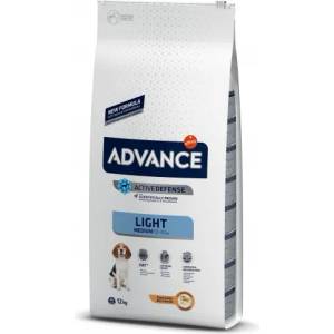 Affinity Advance Medium Adult Light - за кучета с наднормено тегло и или са изложени на риск от затлъстяване, пилешко месо, Испания - 12 кг