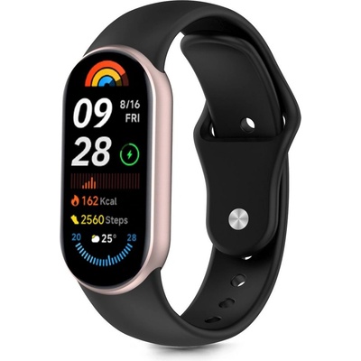 Силиконова каишка за Xiaomi Smart Band 8 / 9 / 10 / NFC от Tech-Protect Iconband Pure - Black (5906302331307)
