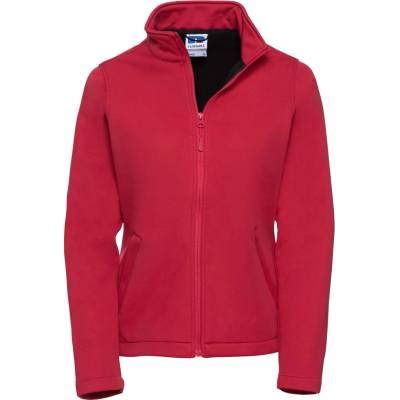 Russell Athletic 040f / Дамско двуслойно елегантно софтшел яке - класическо червено xxxl (10040f24813)
