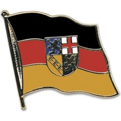 Odznak (pins) 20mm vlajka Sársko - farebný