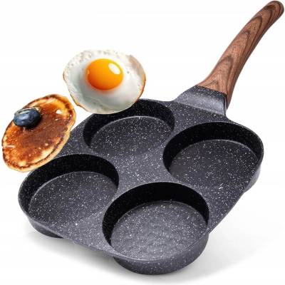 Vilde Pánev na vejce a lívance Black&Wood 19 cm granitová
